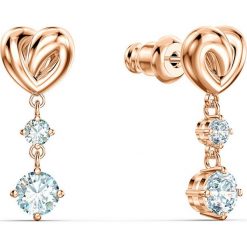 Swarovski - Kolczyki Lifelong Heart. Żółte kolczyki damskie Swarovski, z kryształem, metalowe. Za 349,90 zł.