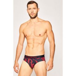 Slipy Emporio Armani Underwear 110814 0P506 67335. Niebieskie slipy męskie Emporio Armani Underwear, xl, bez wzorów, z elastanu. W wyprzedaży za 129,00 zł.