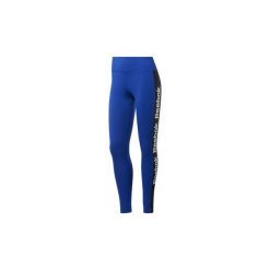 Legginsy i Rajstopy Reebok Sport Legginsy Training Essentials Linear Logo Tights. Niebieskie rajstopy damskie Reebok Sport, bez wzorów. Za 159,00 zł.
