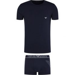 Piżama Emporio Armani Underwear 111604 9A595 00135. Niebieskie piżamy męskie Emporio Armani Underwear, m, bez wzorów, z elastanu, bez rękawów. W wyprzedaży za 209,00 zł.