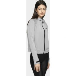 Bluza damska. Bluzy damskie m, bez wzorów, z dzianiny, z krótkim rękawem, krótkie, z kapturem. Za 199,99 zł.