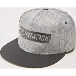 Czapki z daszkiem męskie: Czapka snapback - Szary