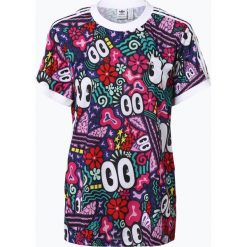 Adidas Originals - T-shirt damski, wielokolorowy. Szare t-shirty damskie adidas Originals, s, w kwiaty, bez kołnierzyka. Za 179,95 zł.