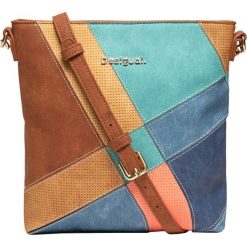 Desigual Centauri Kemi Torebka Wielokolorowy. Żółte torebki klasyczne damskie Desigual, w paski, z materiału. Za 268,95 zł.