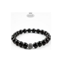 Męska bransoletka BLACK na gumce. Czarne bransoletki męskie COCONUT jewellery. Za 69,00 zł.