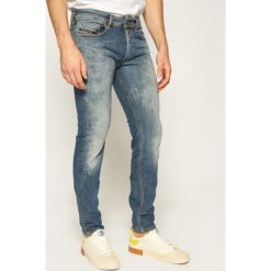 Jeansy Skinny Fit Diesel Sleenker 00SWJF 069LI. Niebieskie jeansy męskie Diesel, m, bez wzorów, z elastanu. W wyprzedaży za 589,00 zł.