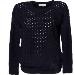 Sweter w kolorze ciemnoniebieskim. Niebieskie swetry damskie Stefanel, xl. W wyprzedaży za 299,95 zł.