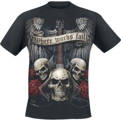 Spiral Unspoken T-Shirt czarny. Czarne koszulki męskie Spiral, l, z nadrukiem, z bawełny, z okrągłym kołnierzem, krótkie. Za 74,90 zł.