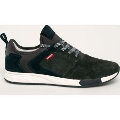 Levi's - Buty. Szare buty sportowe męskie Levi's®, ze skóry, na sznurówki. Za 359,90 zł.