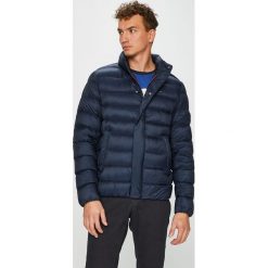 Tommy Jeans - Kurtka puchowa. Niebieskie płaszcze męskie Tommy Jeans, s, bez wzorów, z jeansu, krótkie, bez kaptura. Za 849,90 zł.
