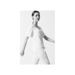 Oversize'owy t-shirt (white). Białe t-shirty damskie marki Toutset, s, dekolt w kształcie v. Za 129,00 zł.