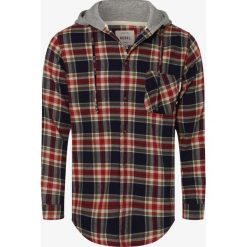 Redefined Rebel - Koszula męska, czerwony. Czerwone koszule męskie Redefined Rebel, m, w kratkę, z kapturem, bez rękawów. Za 149,95 zł.