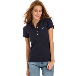 Koszulka polo w kolorze granatowym. Niebieskie koszulki damskie GALVANNI, xl, z haftami, polo. W wyprzedaży za 119,95 zł.