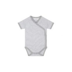 Sense Organics Baby Body dziecięce YGON pinny stripes grey marl - szary. Szare body niemowlęce marki Sense Organics, z bawełny. Za 49,00 zł.