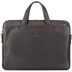 Torba na laptopa. Czarne torby męskie skórzane Wittchen, w paski, ze skóry, eleganckie. W wyprzedaży za 599,90 zł.