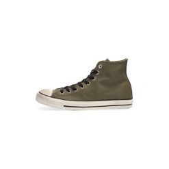 Buty Converse 162795C CHUCK TAYLOR HI PREMIUM. Zielone trampki męskie Converse, bez wzorów, bez zapięcia. Za 290,06 zł.