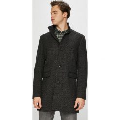 Selected - Płaszcz. Czarne płaszcze męskie marki Selected, s, z poliesteru, klasyczne. W wyprzedaży za 499,90 zł.