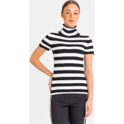 BLUZKA twinset. Białe bluzki damskie Twinset, s, z aplikacjami, bez kołnierzyka, bez rękawów. Za 519,00 zł.