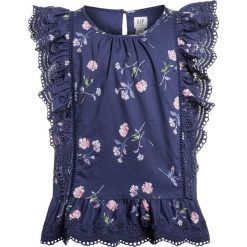 GAP GIRLS Bluzka dutch blue. Niebieskie bluzki dziewczęce marki GAP, z bawełny. Za 139,00 zł.