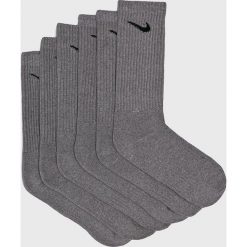 Nike - Skarpetki (6-pack). Szare skarpetki męskie Nike, z bawełny. Za 79,90 zł.