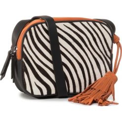 Torebka CLARKS - Topsham Mila 261502420 Zebra Print. Czarne listonoszki damskie Clarks, bez wzorów, ze skóry, na ramię, bez dodatków. Za 349,00 zł.