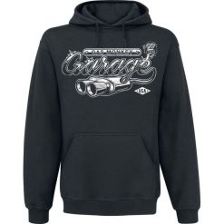 Bluzy męskie: Gas Monkey Garage Garage Exhaust Bluza z kapturem czarny