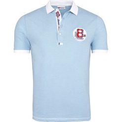 Koszulki polo: Koszulka polo „Seaside” w kolorze błękitnym