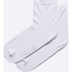 Tommy Hilfiger - Skarpetki (2-pack). Szare skarpetki damskie TOMMY HILFIGER, z bawełny. W wyprzedaży za 34,90 zł.