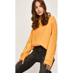 Answear - Bluza. Żółte bluzy damskie ANSWEAR, s, bez wzorów, z bawełny, bez rękawów, bez kaptura. W wyprzedaży za 69,90 zł.