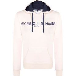 Giorgio Di Mare bluza męska L kremowa. Białe bluzy męskie Giorgio di Mare, m, bez wzorów, z kapturem, bez rękawów, z kapturem. Za 199,00 zł.