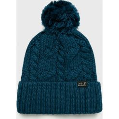 Jack Wolfskin - Czapka. Szare czapki zimowe męskie Jack Wolfskin, z dzianiny. W wyprzedaży za 99,90 zł.