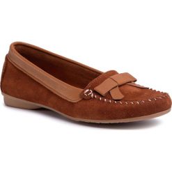 Mokasyny FILIPE - 4097 Camel/Camel. Pomarańczowe mokasyny damskie Filipe, bez wzorów, ze skóry, bez obcasa, bez zapięcia. W wyprzedaży za 159,00 zł.