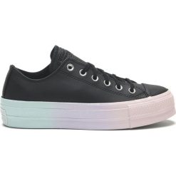Converse Chuck Taylor All Star Lift Rainbow Tenisówki Czarny. Czarne trampki i tenisówki damskie Converse, bez wzorów, z materiału, bez zapięcia. Za 412,95 zł.