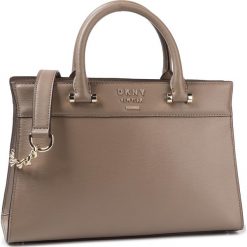 Torebka DKNY - Ava Satchel Sutton R93D3D67 Dune DUN. Brązowe torebki klasyczne damskie DKNY, bez wzorów, ze skóry, klasyczne, bez dodatków. W wyprzedaży za 629,00 zł.