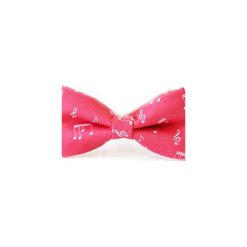 Mucha Czerwona Nuta. Czerwone muszki męskie Edyta kleist, na wesele, w paski, z tkaniny, eleganckie. Za 99,00 zł.