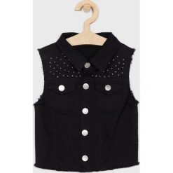 Blukids - Bezrękawnik dziecięcy 140-170 cm. Czarne kurtki dziewczęce Blukids, bez wzorów, z elastanu, bez kaptura. W wyprzedaży za 79,90 zł.