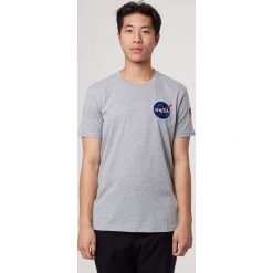 Space Shuttle T-Shirt GREY HEATHER. Brązowe t-shirty męskie Alpha Industries. Za 127,49 zł.