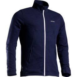 Kurtka tenis TJA500 TH. Czarne kurtki sportowe męskie ARTENGO, m, bez wzorów, z elastanu, bez kaptura, tenisowe. Za 89,99 zł.