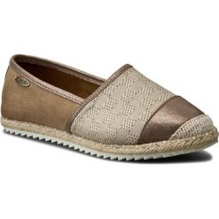 Espadryle BIG STAR - W274249 Beż. Pomarańczowe espadryle damskie marki BIG STAR, bez wzorów, ze skóry ekologicznej, bez obcasa, na płaskiej podeszwie. Za 79,00 zł.