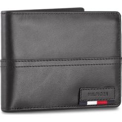 Portfele męskie: Duży Portfel Męski TOMMY HILFIGER – Branded Leather Cc Flap Coin Pocket AM0AM02932 002