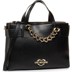 Torebka LOVE MOSCHINO - JC4038PP1ALF0000 Nero. Czarne torebki klasyczne damskie Love Moschino, bez wzorów, ze skóry ekologicznej, klasyczne, bez dodatków. Za 919,00 zł.