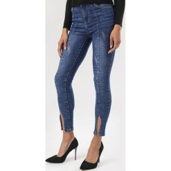 Granatowe Jeansy Skinny Cherillian. Niebieskie jeansy damskie Born2be. Za 109,99 zł.