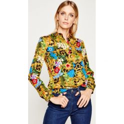 Koszula Versace Jeans Couture B0HVA605. Bluzki damskie Versace Jeans Couture, bez wzorów, z wiskozy, bez kołnierzyka, bez rękawów. W wyprzedaży za 799,00 zł.