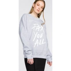 Jakub Polanka x Bibloo Fraxinelle Off. Bluza Szary. Szare bluzy damskie Jakub Polanka x Bibloo, l, z nadrukiem, z bawełny, bez rękawów, bez kaptura. Za 654,95 zł.