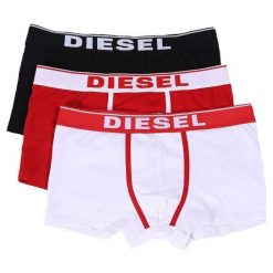 Diesel Bokserki Męskie 3 Pack Damien S Wielokolorowe. Szare bokserki męskie marki Diesel. Za 179,00 zł.