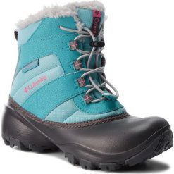 Śniegowce COLUMBIA - Youth Rope Tow III Waterproof BY1323 Camellia/Rose 341. Niebieskie śniegowce dziewczęce Columbia, bez zapięcia. W wyprzedaży za 219,00 zł.