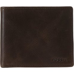 Portfele męskie: Fossil DERRICK Portfel dark brown
