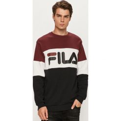 Fila - Bluza. Czarne bluzy męskie Fila, s, z nadrukiem, z bawełny, z okrągłym kołnierzem, bez rękawów, bez kaptura. Za 259,90 zł.