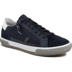 Sneakersy GEOX - U Kaven C U026MC 022FU C4002 Navy. Niebieskie sneakersy męskie Geox, na co dzień, bez wzorów, ze skóry, bez zapięcia. W wyprzedaży za 339,00 zł.