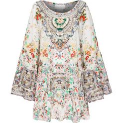 Sukienka CAMILLA TIME AFTER TIME. Brązowe sukienki damskie Camilla, na lato, z nadrukiem, bez kołnierzyka, z krótkim rękawem, krótkie, mini. Za 3190,00 zł.